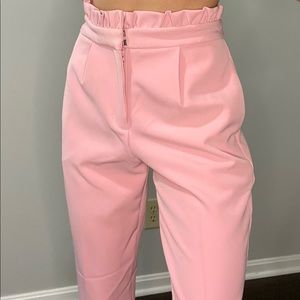 Express paper bag waste ankle pants